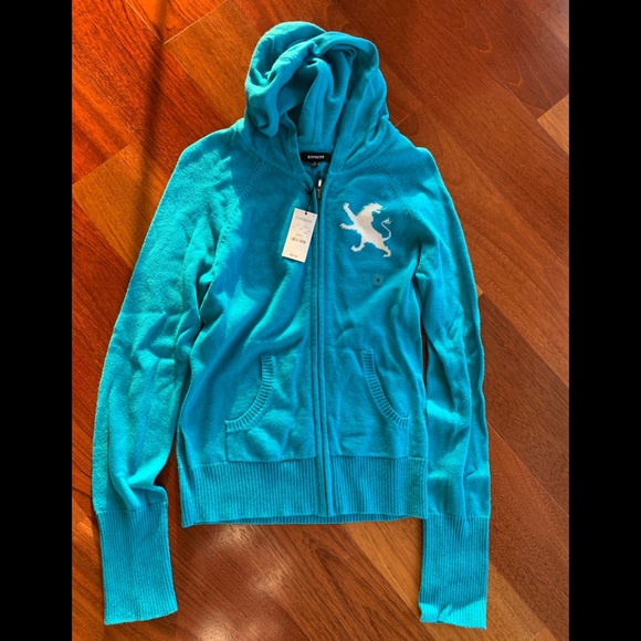 **NEW** Express Sweater/Sweatshirt Light Jacket - Picture 1 of 6